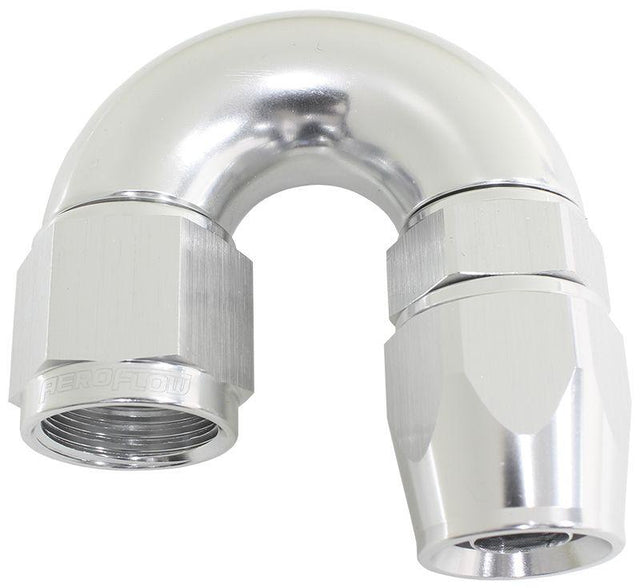 Aeroflow 570 Series PTFE 180° Hose End -8AN (AF576-08DS) AF576-08DS