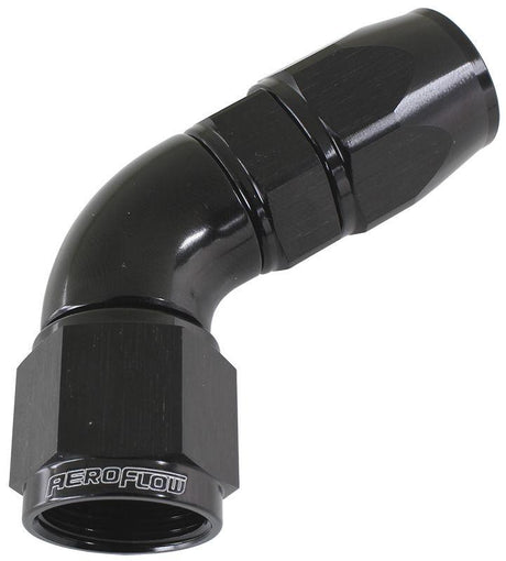 Aeroflow 570 Series PTFE 60° Hose End -16AN (AF578-16DBLK) AF578-16DBLK