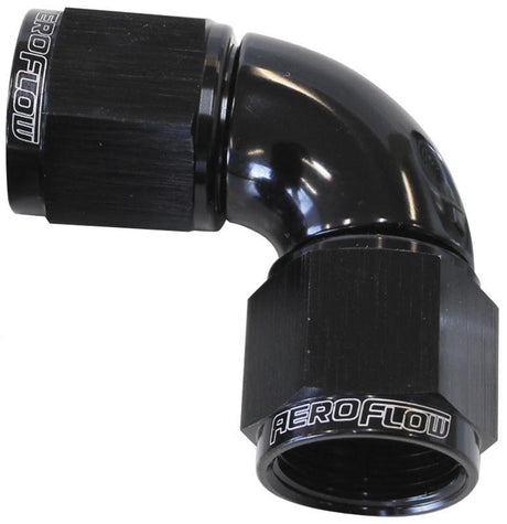 Aeroflow 90° Full Flow Female Coupler -16AN (AF583-16BLK) AF583-16BLK