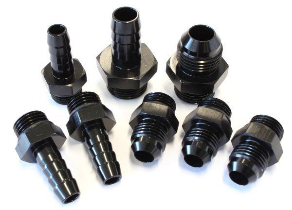 Aeroflow Replacement Surge Tank Fittings in Black Finish (AF59-1016BLK)