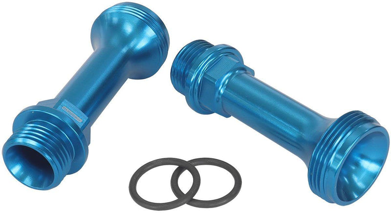 Aeroflow Replacement Billet Adjustable Fuel Log Legs Suit Adjustable Fuel Log (AF64-2037), -8ORB for Holley Carburettors, Blue Finish (AF59-2136) AF59-2136