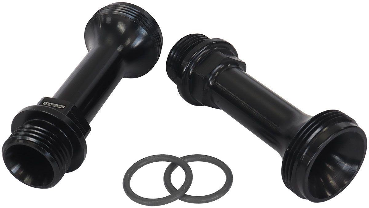 Aeroflow Replacement Billet Adjustable Fuel Log Legs Suit Adjustable Fuel Log (AF64-2037), -8ORB for Holley Carburettors, Black Finish (AF59-2136BLK) AF59-2136BLK