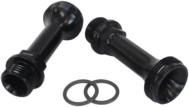 Aeroflow Replacement Billet Adjustable Fuel Log Legs Suit Adjustable Fuel Log (AF64-2037), -8ORB for Holley Carburettors, Black Finish (AF59-2136BLK) AF59-2136BLK