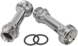 Aeroflow Replacement Billet Adjustable Fuel Log Legs Suit Adjustable Fuel Log (AF64-2037), -8ORB for Holley Carburettors, Chrome Finish (AF59-2136C) AF59-2136C