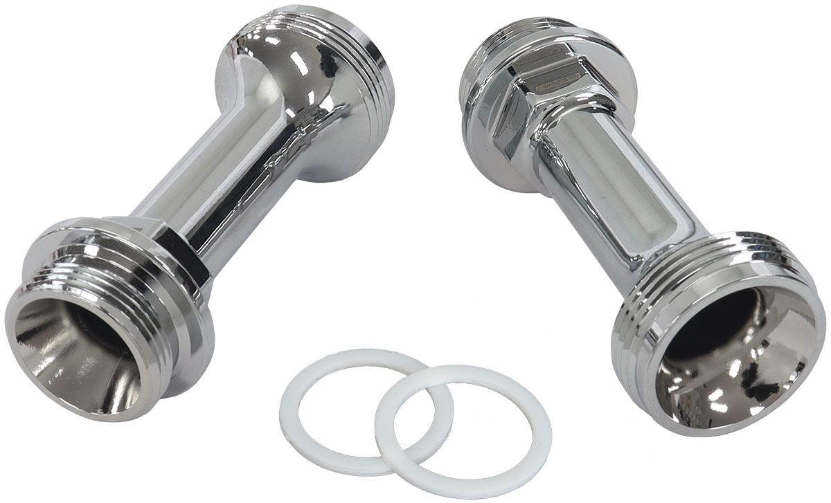 Aeroflow Replacement Billet Adjustable Fuel Log Legs Suit Adjustable Fuel Log (AF64-2037), 7/8-20" for Holley Carburettors, Chrome Finish (AF59-2137C) AF59-2137C