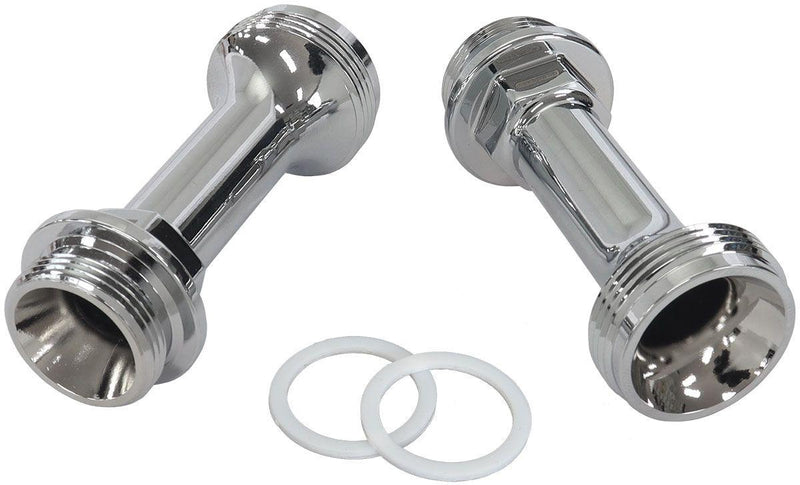 Aeroflow Replacement Billet Adjustable Fuel Log Legs Suit Adjustable Fuel Log (AF64-2037), 7/8-20" for Holley Carburettors, Chrome Finish (AF59-2137C) AF59-2137C