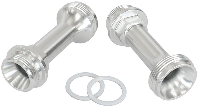 Aeroflow Replacement Billet Adjustable Fuel Log Legs Suit Adjustable Fuel Log (AF64-2037), 7/8-20" for Holley Carburettors, Silver Finish (AF59-2137S)