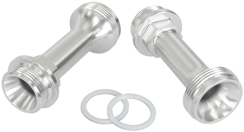 Aeroflow Replacement Billet Adjustable Fuel Log Legs Suit Adjustable Fuel Log (AF64-2037), 7/8-20" for Holley Carburettors, Silver Finish (AF59-2137S)