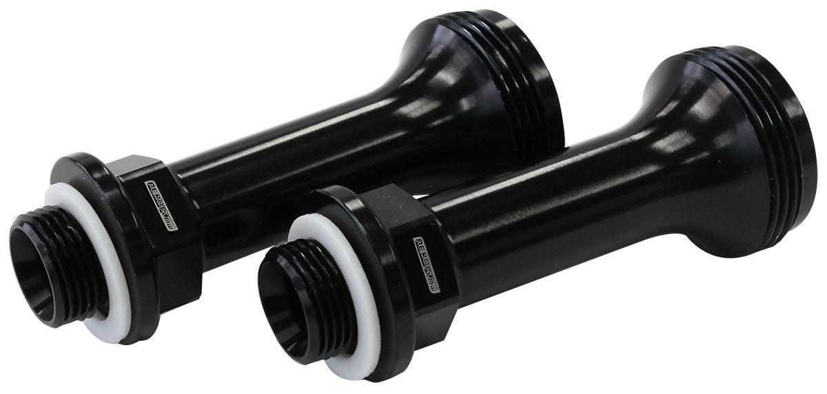 Aeroflow Replacement Billet Adjustable Fuel Log Legs Suit Adjustable Fuel Log (AF64-2037), 9/16-24" for BG, Demon Carburettors, Black Finish (AF59-2138BLK)