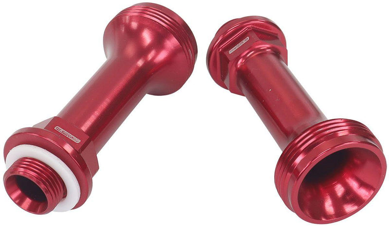 Aeroflow Replacement Billet Adjustable Fuel Log Legs Suit Adjustable Fuel Log (AF64-2037), 9/16-24" for BG, Demon Carburettors, Red Finish (AF59-2138R) AF59-2138R