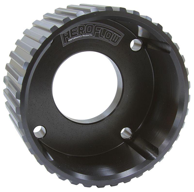 Aeroflow Gilmer Drive Crankshaft Pulley - Black Finish (AF59-3003CBLK) AF59-3003CBLK