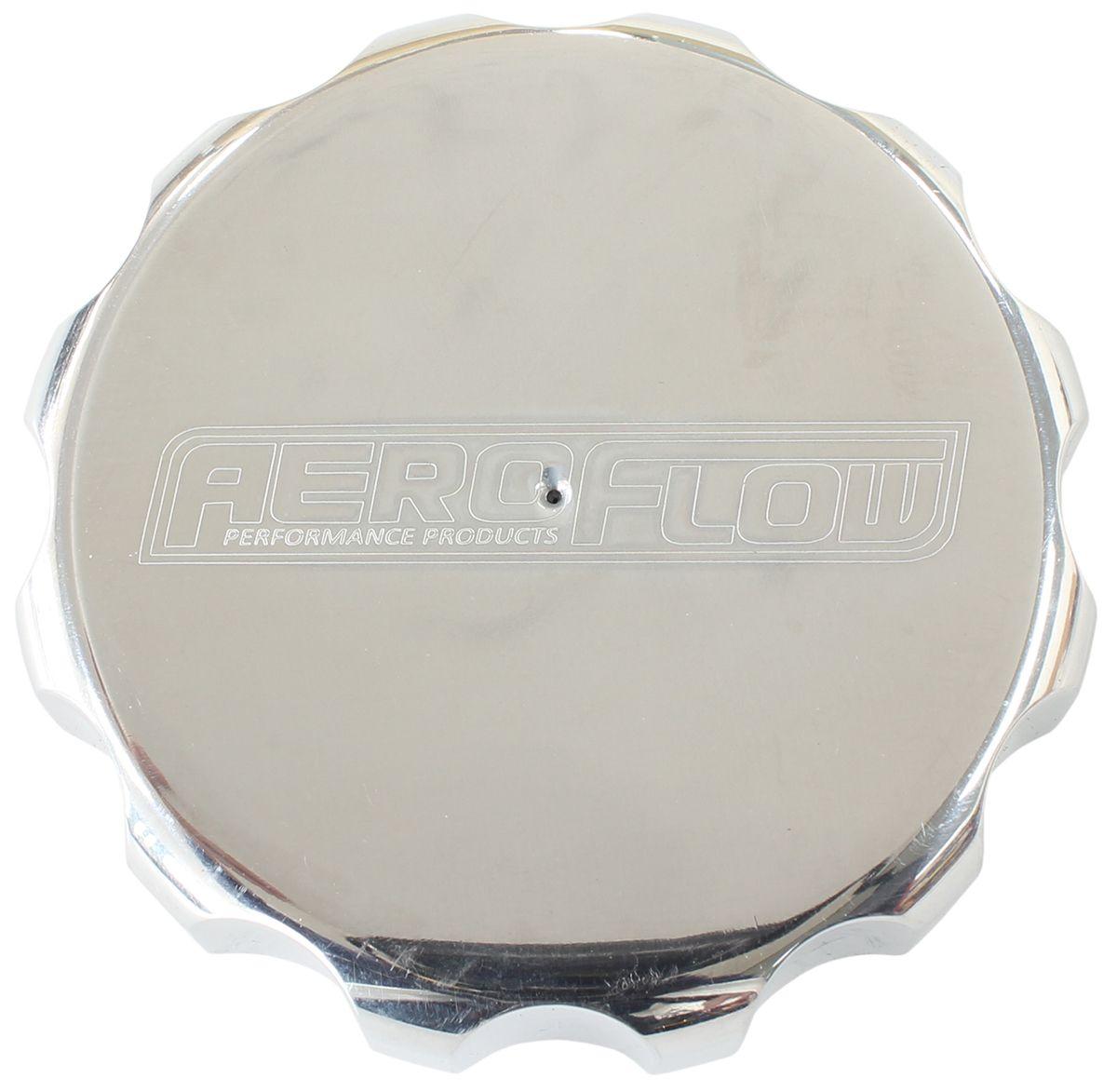 Aeroflow Replacement Cap, Rubber Disc & O-Rings - Polished (AF59-4600) AF59-4600