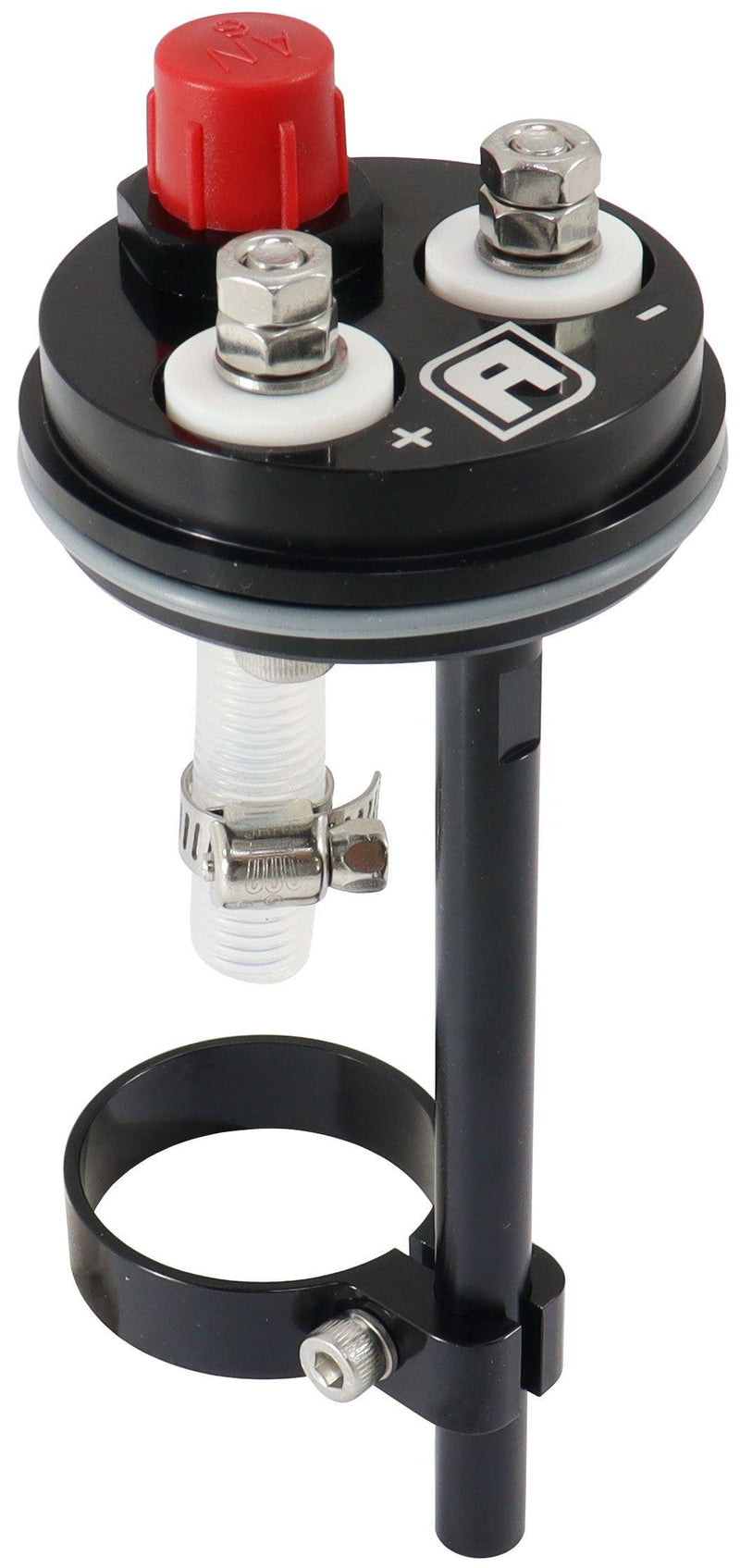 Aeroflow 40mm Fuel Pump Conversion Hanger - Black Finish (AF59-5244BLK) AF59-5244BLK