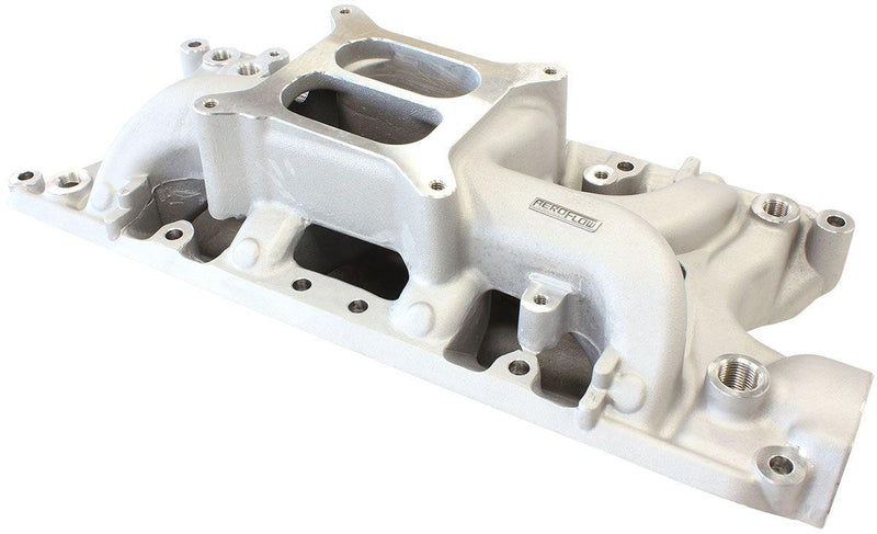 Aeroflow SB Ford 289-302 Windsor Air Gap Dual Plane Intake Manifold, Natural Cast Finish (AF6010-2001) AF6010-2001