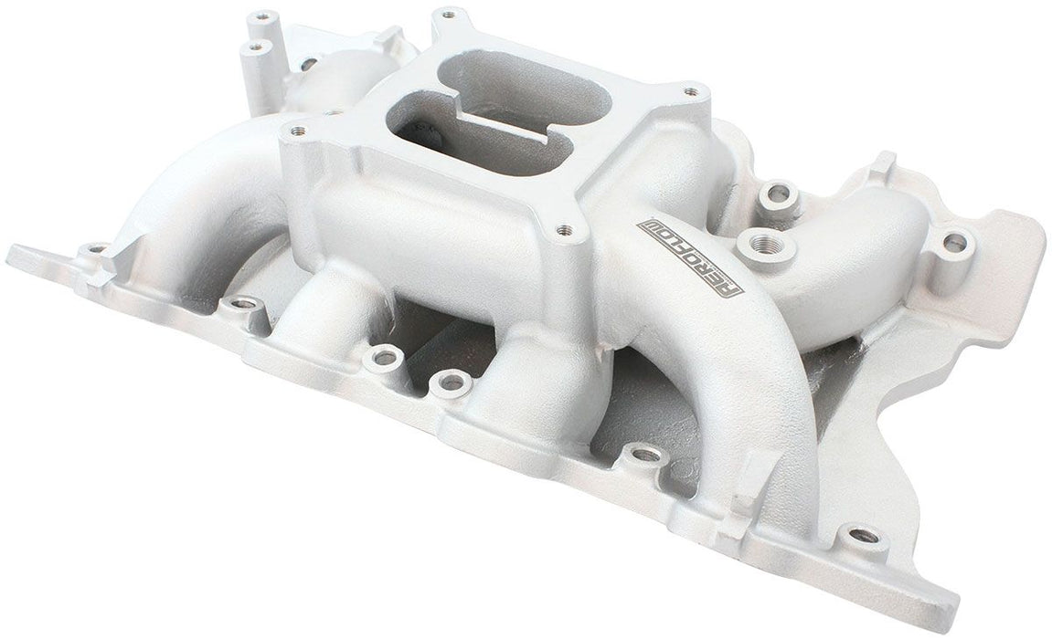 Aeroflow Ford 351 Cleveland Air Gap Dual Plane Intake Manifold, Natural Cast Finish (AF6010-2002)