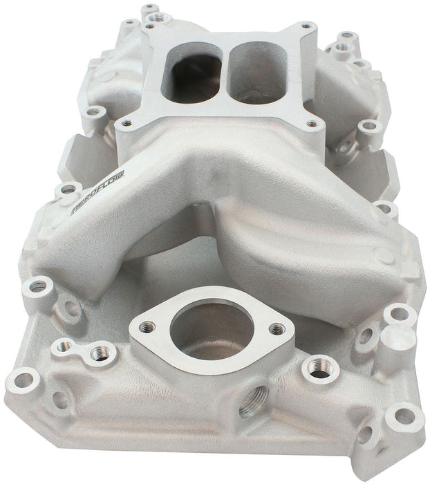 Aeroflow Small Block Chrysler Air Gap Dual Plane Intake Manifold, Natural Cast Finish (AF6010-3005)