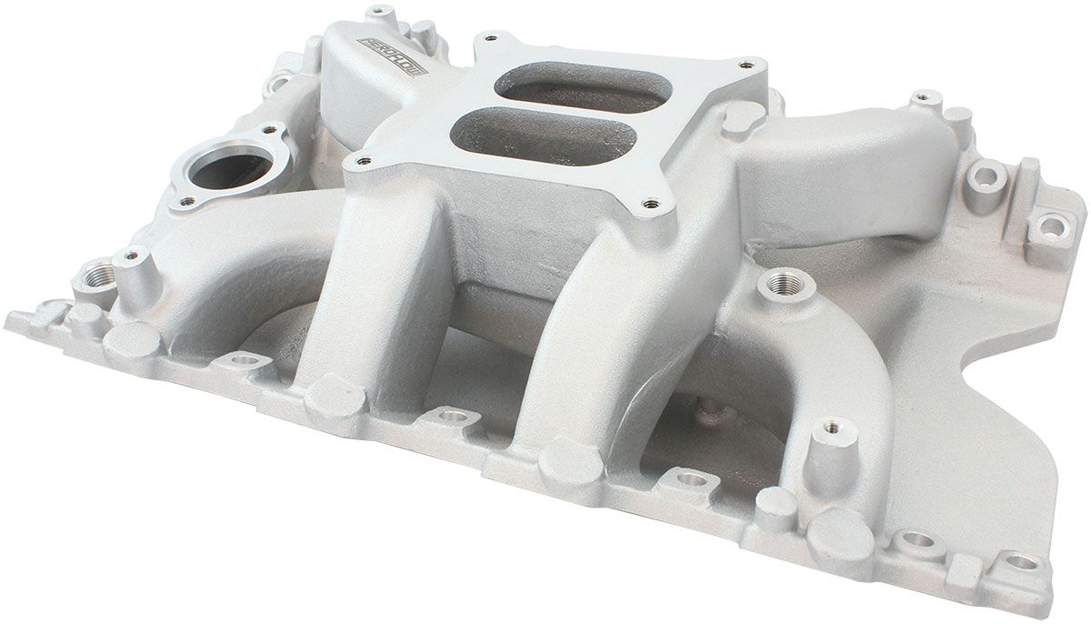 Aeroflow Holden 304 Air Gap Dual Plane Non EFI Intake Manifold, Natural Cast Finish (AF6010-4000)