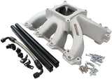 Aeroflow GM LS Cathedral Port Carburettor Hi Rise Race Single Plane EFI Intake Manifold, Natural Cast Finish (AF6050-5001) AF6050-5001