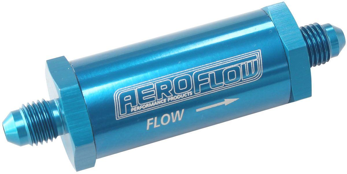 Aeroflow Long Inline Fuel & Oil Filter -3AN (AF607-03)