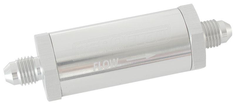 Aeroflow Long Inline Fuel & Oil Filter -4AN (AF607-04S) AF607-04S