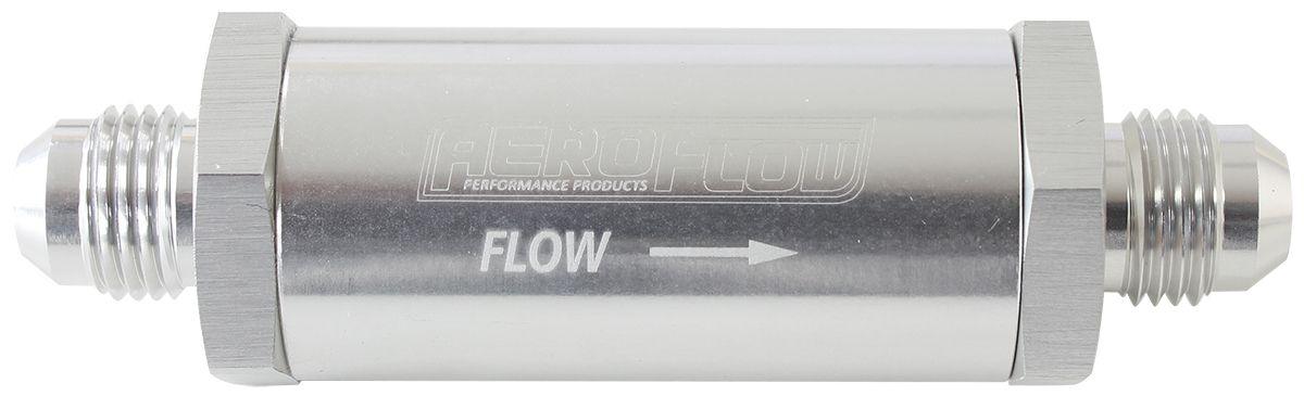 Aeroflow -6AN Turbo Inline Oil Filter 30 Micron (AF607-06S)