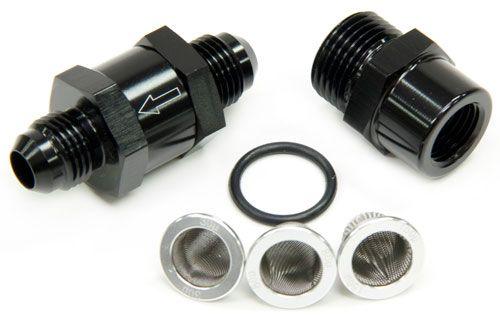 Aeroflow Inline Fuel & Oil Filter -8AN (AF608-08BLK) AF608-08BLK