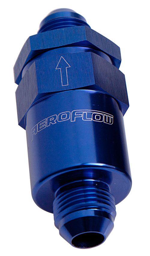 Aeroflow 30 Micron Billet Fuel Filter -6AN (AF609-06) AF609-06