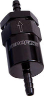 Aeroflow 30 Micron Billet Fuel Filter 1/2" Barb (AF610-08BLK) AF610-08BLK