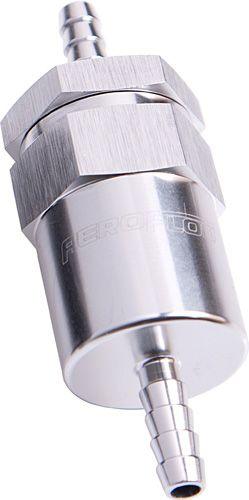 Aeroflow 30 Micron Billet Fuel Filter 1/2" Barb (AF610-08S) AF610-08S