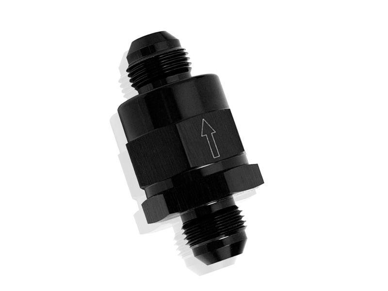 Aeroflow Inline Check Valve -8AN (AF612-08BLK)