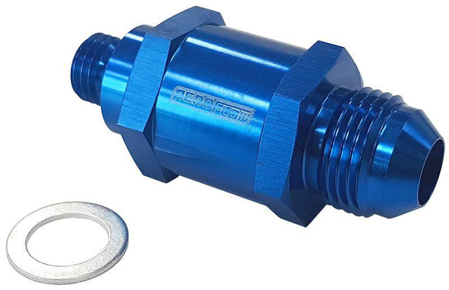 Aeroflow EFI Fuel Pump Check Valve -8AN (M12 x 1.5mm) (AF615-08) AF615-08