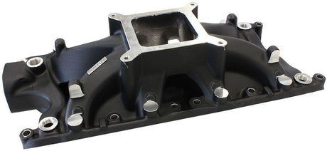Aeroflow Ford 289-302W Hi-Rise Single Plane Intake Manifold, Black Finish (AF6200-2002) AF6200-2002