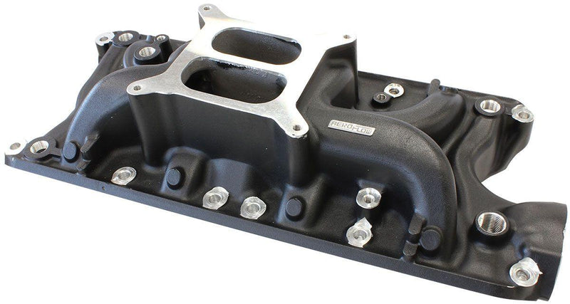 Aeroflow SB Ford 289-302 Windsor Street Dual Plane Intake Manifold, Black Finish (AF6210-2000) AF6210-2000