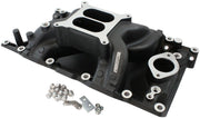 Aeroflow Small Block Chrysler Air Gap Dual Plane Intake Manifold, Black Finish (AF6210-3005) AF6210-3005