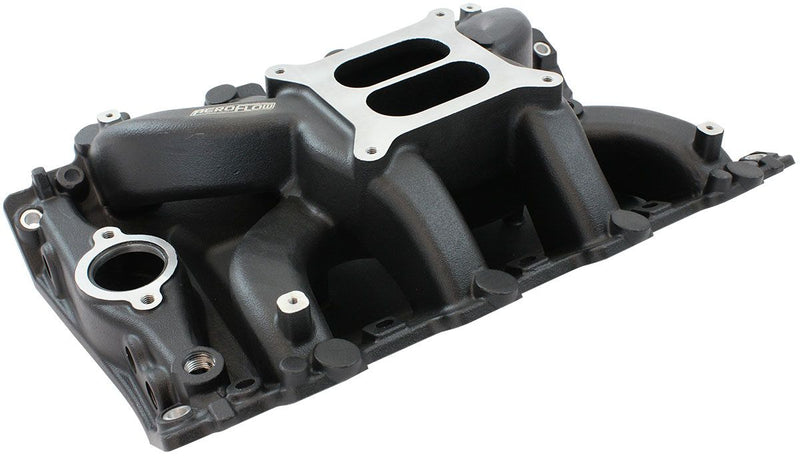 Aeroflow Holden 304 Air Gap Dual Plane Intake Manifold, Black Finish (AF6210-4000) AF6210-4000
