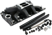Aeroflow Holden 304 EFI Air Gap Dual Plane Intake Manifold, Black Finish (AF6210-4003) AF6210-4003