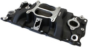 Aeroflow SB Chev Classic Dual Plane Intake Manifold, Black Finish (AF6211-1000) AF6211-1000