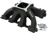 Aeroflow GM LS Cathedral Port Carburettor Hi Rise Single Plane Non-EFI Intake Manifold, Black Finish (AF6240-5005) AF6240-5005