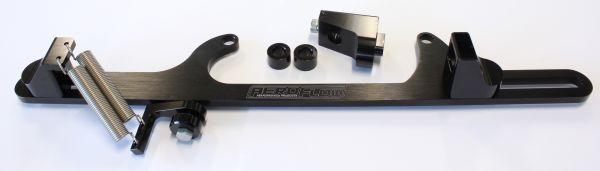 Aeroflow Billet Throttle Cable Bracket 4500 Dominator Style (AF64-2002BLK) AF64-2002BLK