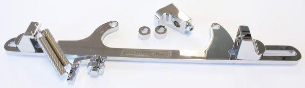 Aeroflow Billet Throttle Cable Bracket 4500 Dominator Style (AF64-2002C)