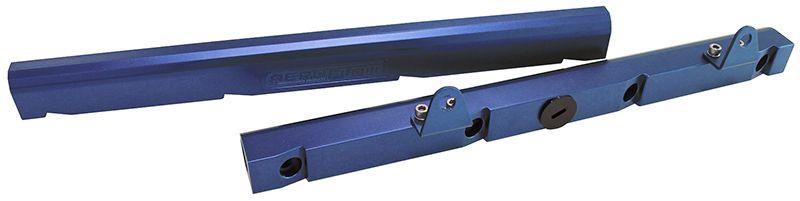 Aeroflow GM LS1 Billet EFI Fuel Rails - Blue (AF64-2005) AF64-2005