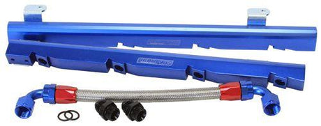 Aeroflow Holden 304-355 V8 Billet EFI Fuel Rails - Blue (AF64-2008) AF64-2008