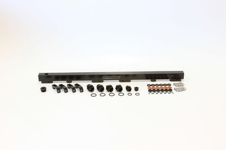 Aeroflow Nissan RB30 Billet EFI Fuel Rail - Black (AF64-2012BLK) AF64-2012BLK