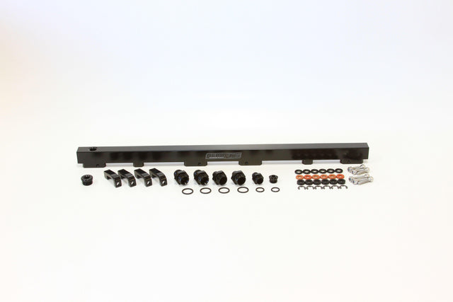 Aeroflow Nissan RB30 Billet EFI Fuel Rail - Black (AF64-2012BLK) AF64-2012BLK