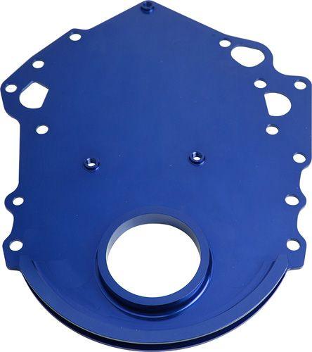 Aeroflow Ford 302-351 Cleveland Billet Timing Cover - Blue Finish 6061-T6 CNC Machined Aluminium (AF64-2019) AF64-2019