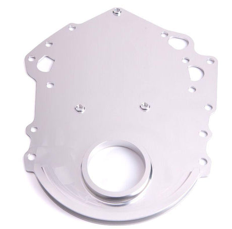 Aeroflow Ford 302-351 Cleveland Billet Timing Cover - Silver Finish 6061-T6 CNC Machined Aluminium (AF64-2019S) AF64-2019S