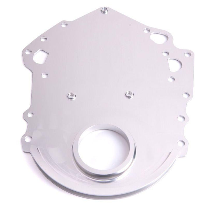 Aeroflow Ford 302-351 Cleveland Billet Timing Cover - Silver Finish 6061-T6 CNC Machined Aluminium (AF64-2019S)