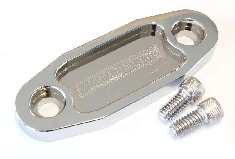 Aeroflow Billet Fuel Pump Block-Off Plate - Chrome (AF64-2020C) AF64-2020C