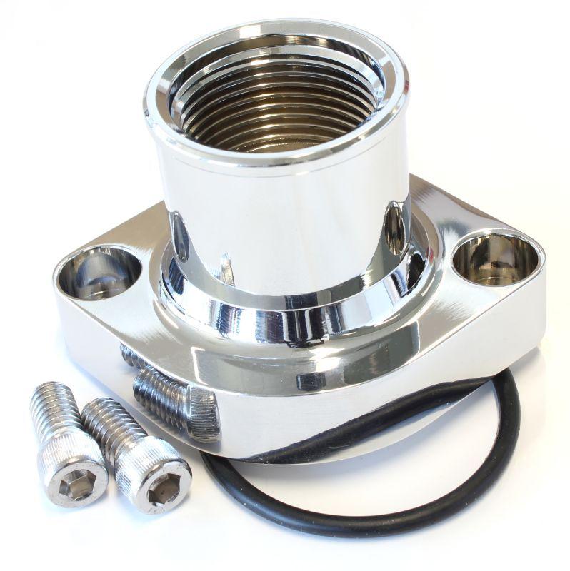 Aeroflow Ford Cleveland Billet Thermostat Housing - Chrome (AF64-2021C) AF64-2021C