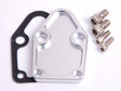Aeroflow Billet Fuel Pump Block-Off Plate - Silver (AF64-2028S) AF64-2028S